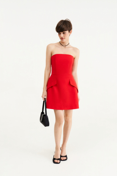 Платье MUA 51-473-red - фото 2