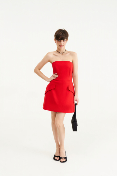 Платье MUA 51-473-red - фото 3