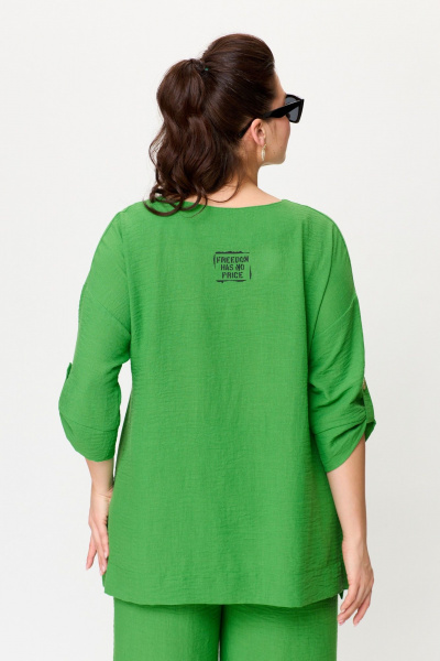 Блуза, брюки Anastasia 1102 ярко-зеленый - фото 14