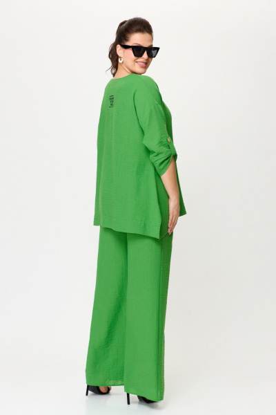 Блуза, брюки Anastasia 1102 ярко-зеленый - фото 12