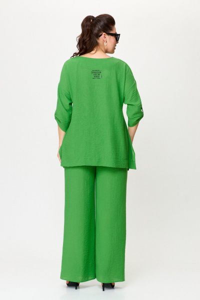 Блуза, брюки Anastasia 1102 ярко-зеленый - фото 11