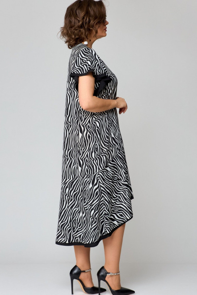 Платье EVA GRANT 7223 зебра+принт - фото 8