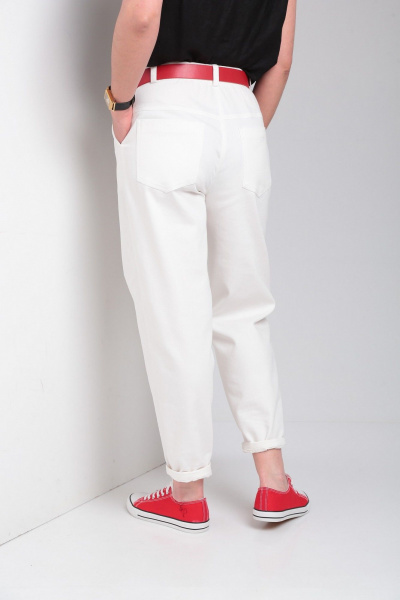 Блуза, брюки Ma Vie М650 белый,черный - фото 16