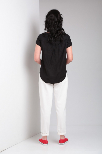Блуза, брюки Ma Vie М650 белый,черный - фото 11