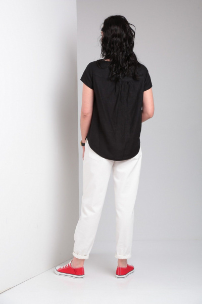 Блуза, брюки Ma Vie М650 белый,черный - фото 5