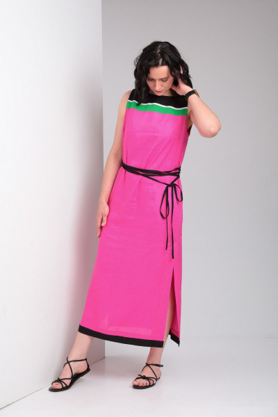 Платье Ma Vie М660 ярко-розовый - фото 7