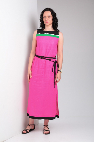 Платье Ma Vie М660 ярко-розовый - фото 1