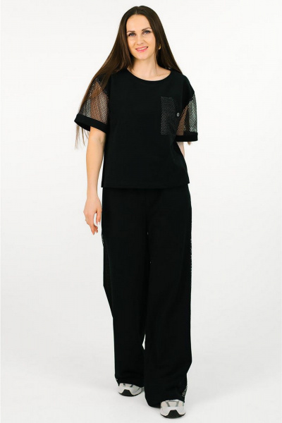 Блуза, брюки MONA STYLE FASHION&DESIGN 24018 черный - фото 6