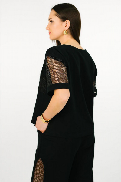 Блуза, брюки MONA STYLE FASHION&DESIGN 24018 черный - фото 5