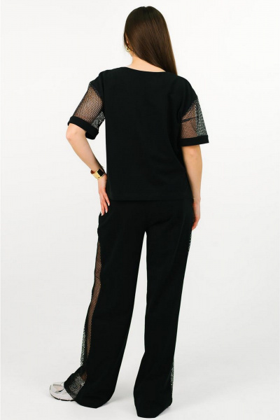 Блуза, брюки MONA STYLE FASHION&DESIGN 24018 черный - фото 4