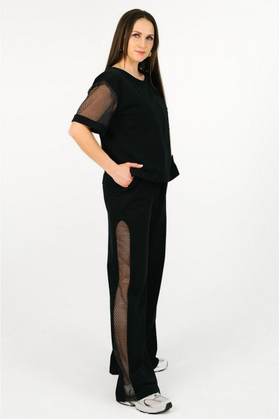 Блуза, брюки MONA STYLE FASHION&DESIGN 24018 черный - фото 2