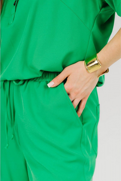 Блуза, брюки MONA STYLE FASHION&DESIGN 24062 зеленый - фото 10