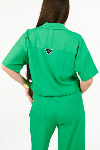 Блуза, брюки MONA STYLE FASHION&DESIGN 24062 зеленый - фото 4