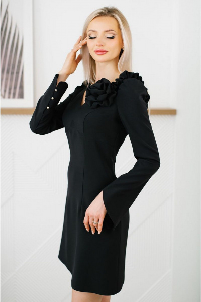 Платье MONA STYLE FASHION&DESIGN 23033 черный - фото 11