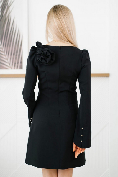 Платье MONA STYLE FASHION&DESIGN 23033 черный - фото 8