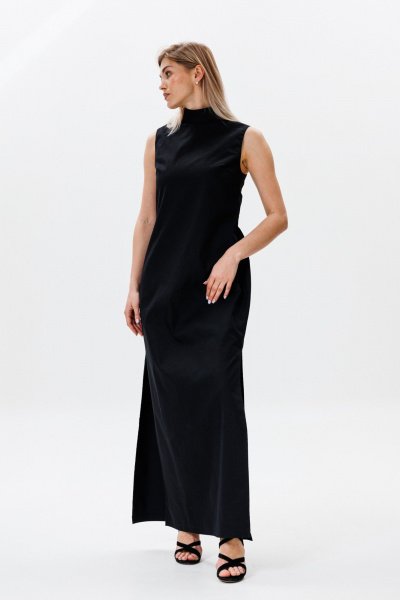 Платье FAMA F12-03BL чёрный - фото 3