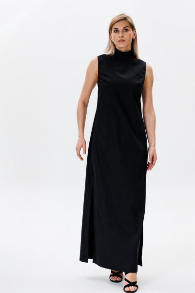 Платье FAMA F12-03BL чёрный - фото 2