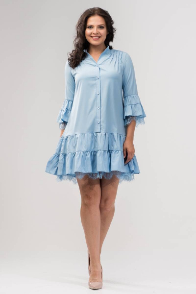 Платье Amelia Lux - Kelen 417-20 голубой - фото 8
