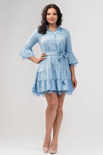 Платье Amelia Lux - Kelen 417-20 голубой - фото 1