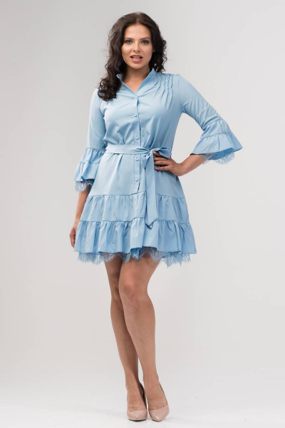 Платье Amelia Lux - Kelen 417-20 голубой - фото 2