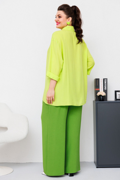 Блуза, брюки, жилет Romanovich Style 3-2510 салатовый - фото 2