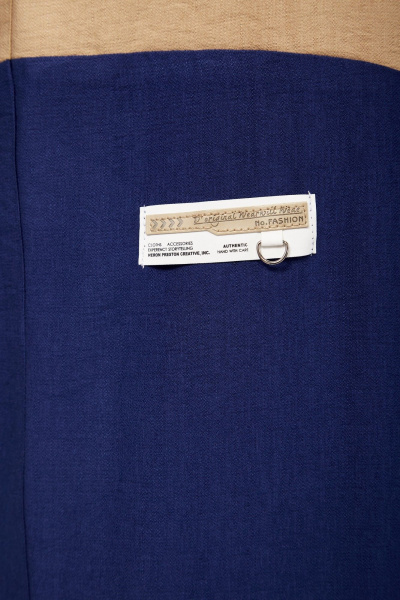 Платье Диомант 1965 синий - фото 4