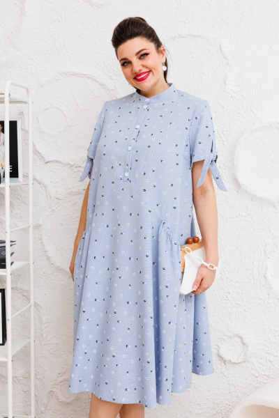 Платье Romanovich Style 1-2526Г голубой - фото 4