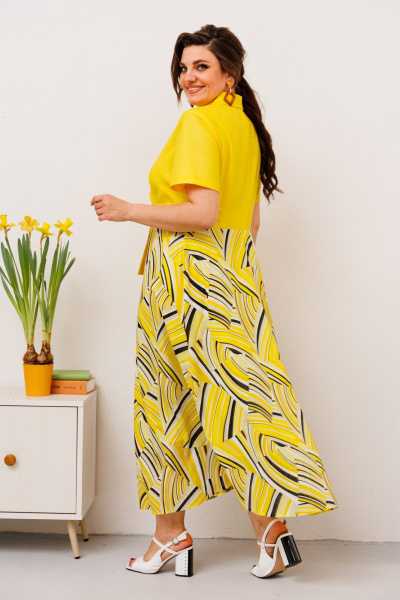 Платье Romanovich Style 1-2468К жёлтый - фото 10