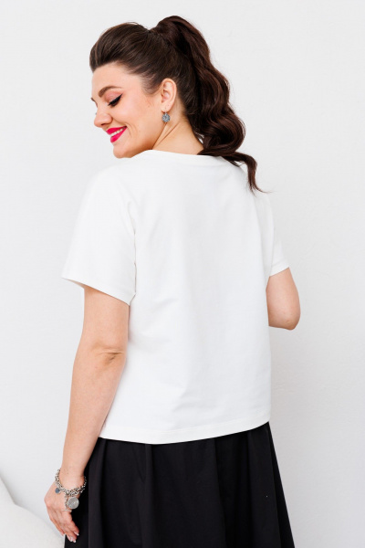 Блуза, юбка Romanovich Style 2-2663 белый/чёрный - фото 8