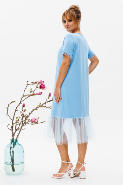 Жакет, платье Mubliz 150 голубой - фото 12