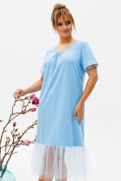Жакет, платье Mubliz 150 голубой - фото 9