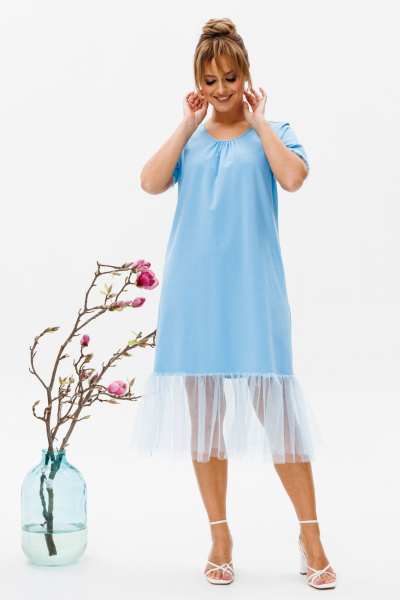 Жакет, платье Mubliz 150 голубой - фото 5