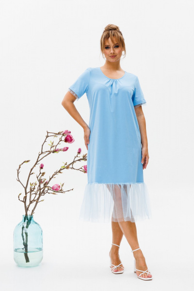 Жакет, платье Mubliz 150 голубой - фото 4