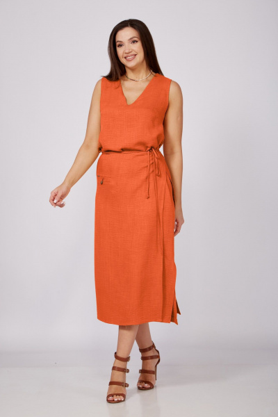 Платье Verita 2295 оранж - фото 1