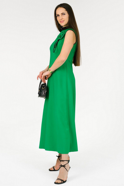 Платье MONA STYLE FASHION&DESIGN 24019 зеленый - фото 5