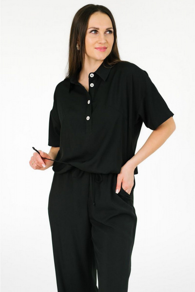Блуза, брюки MONA STYLE FASHION&DESIGN 24062 черный - фото 6