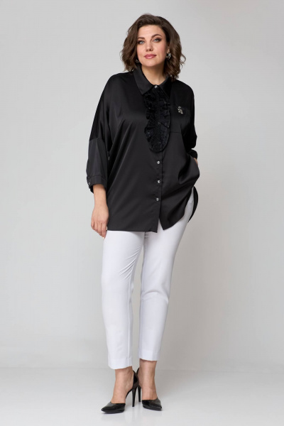 Блуза Solomeya Lux 942а черный - фото 5