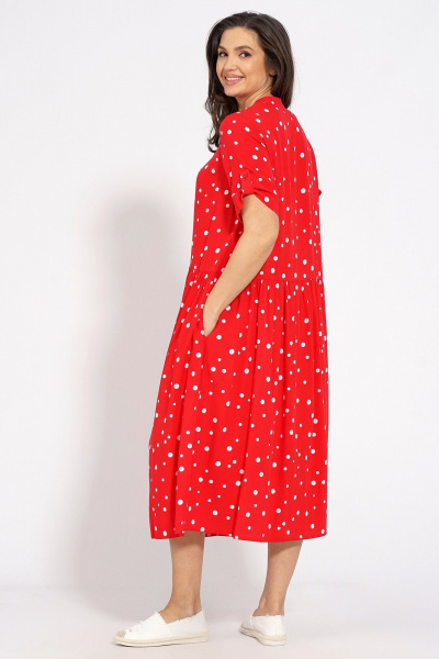 Платье Медея и К 2208 красный - фото 3