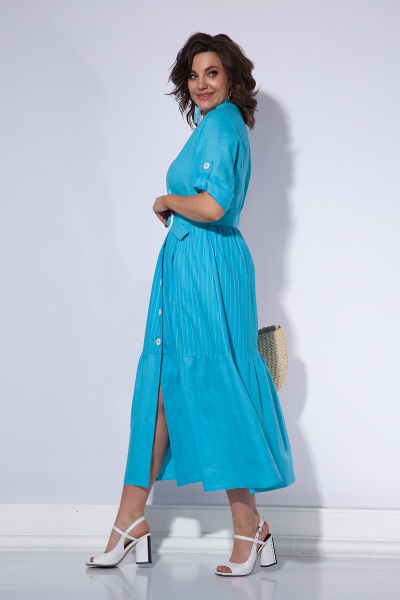Платье INPOINT. 121н голубой - фото 5