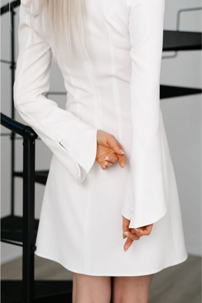 Платье MONA STYLE FASHION&DESIGN 23033 белый - фото 9