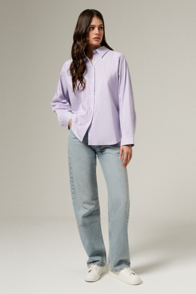 Блуза Панда 153944w фиолетовый - фото 1