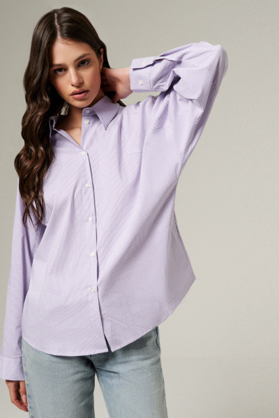 Блуза Панда 153944w фиолетовый - фото 2