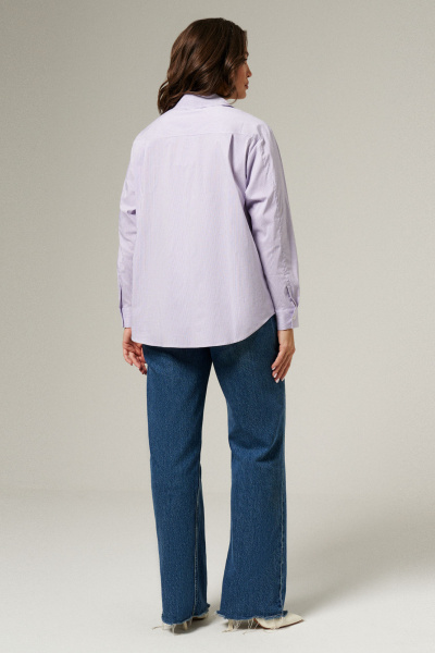 Блуза Панда 167540w фиолетовый - фото 3