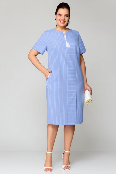 Платье Мишель стиль 1195 голубой - фото 1