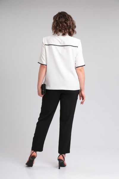 Блуза, брюки Lady Secret 2951 молочный+черный - фото 5