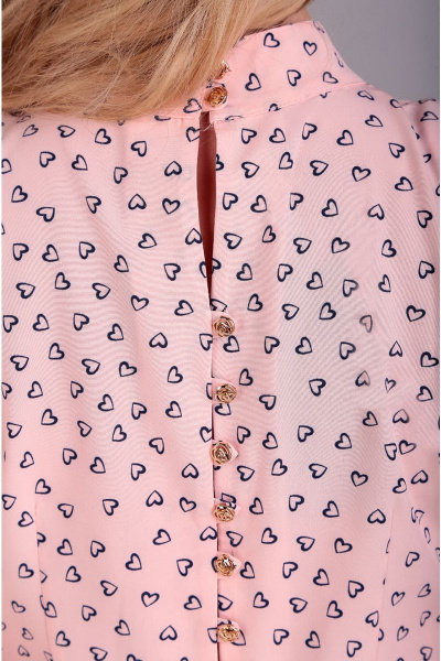 Блуза Таир-Гранд 62226 розовый-сердечки - фото 5