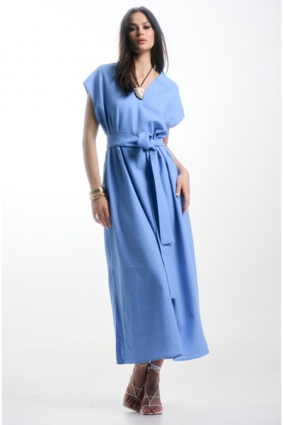 Платье, пояс MilMil 1113 небесно_голубой - фото 3