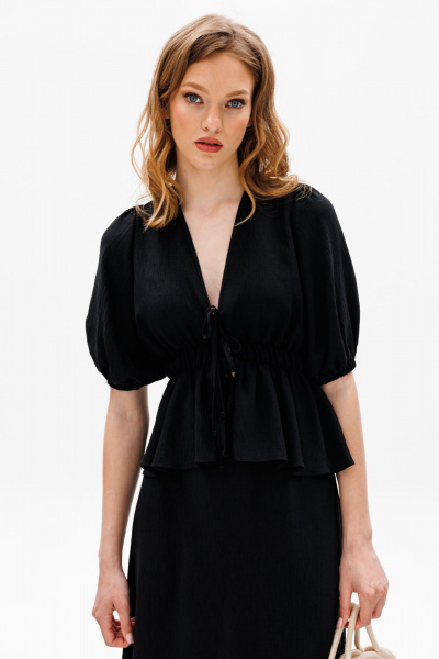 Блуза, юбка EOLA 2624 черный - фото 6
