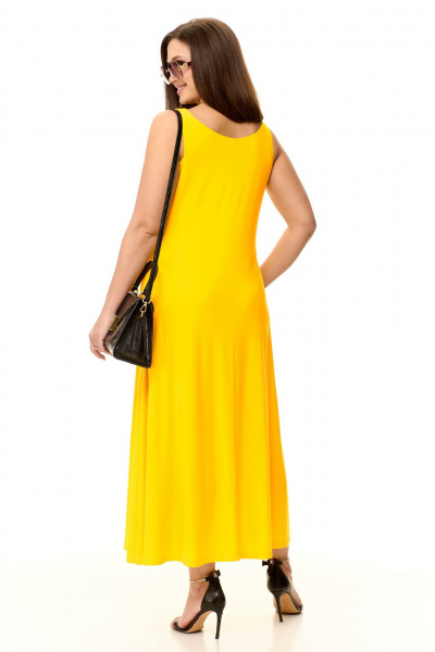 Платье Taita plus 2410 лимон - фото 7