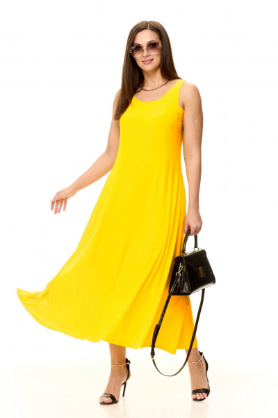 Платье Taita plus 2410 лимон - фото 4